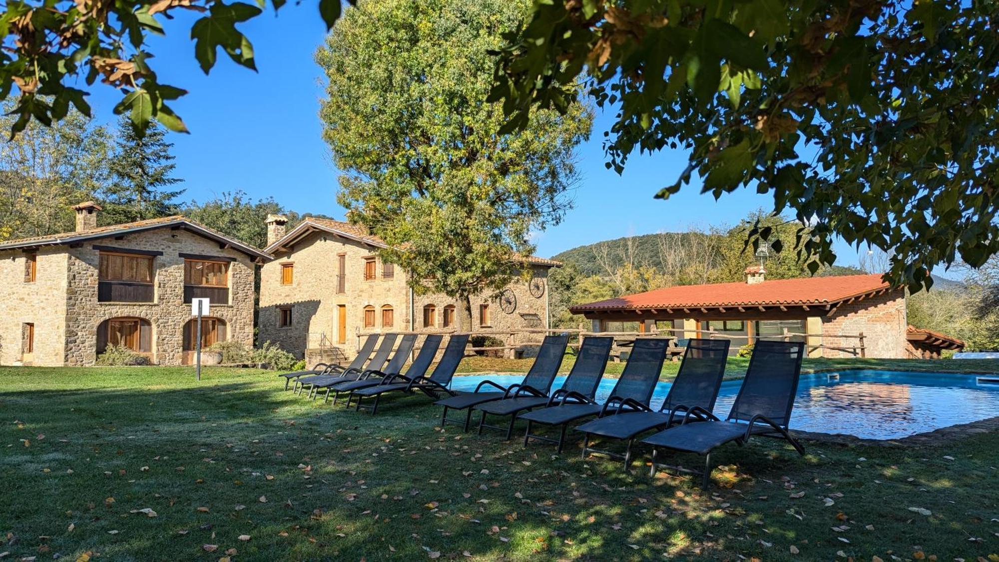 Mas El Carrer Santa Pau Exterior foto